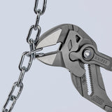 KNIPEX Zangenschlüssel 250 mm, Spannweite 52 mm, mit Kunststoffüberzug und Einstellskala