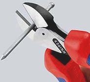 KNIPEX Kompaktseitenschneider X-Cut 160 mm verchromt – 40 % Kraftersparnis