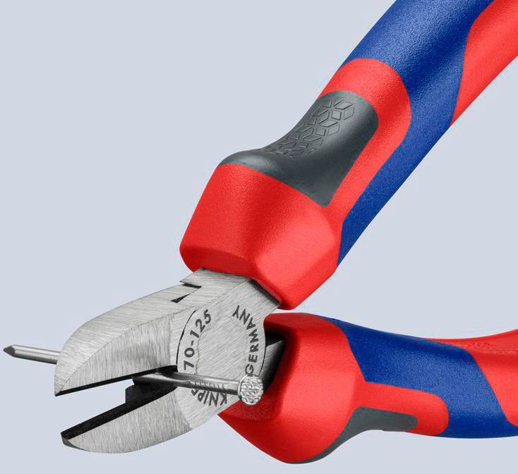 KNIPEX Seitenschneider 140 mm, polierter Kopf, Mehrkomponenten-Griffe, max. 1,8 mm