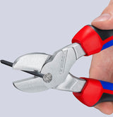 KNIPEX Kraftseitenschneider 140 mm Form 0 mit Mehrkomponenten-Hüllen – 20 % Kraftersparnis