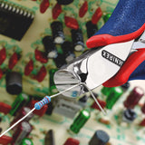 KNIPEX Elektronik-Vornschneider 115 mm Form 0 – Präzisionszange für feinste Schneidarbeiten