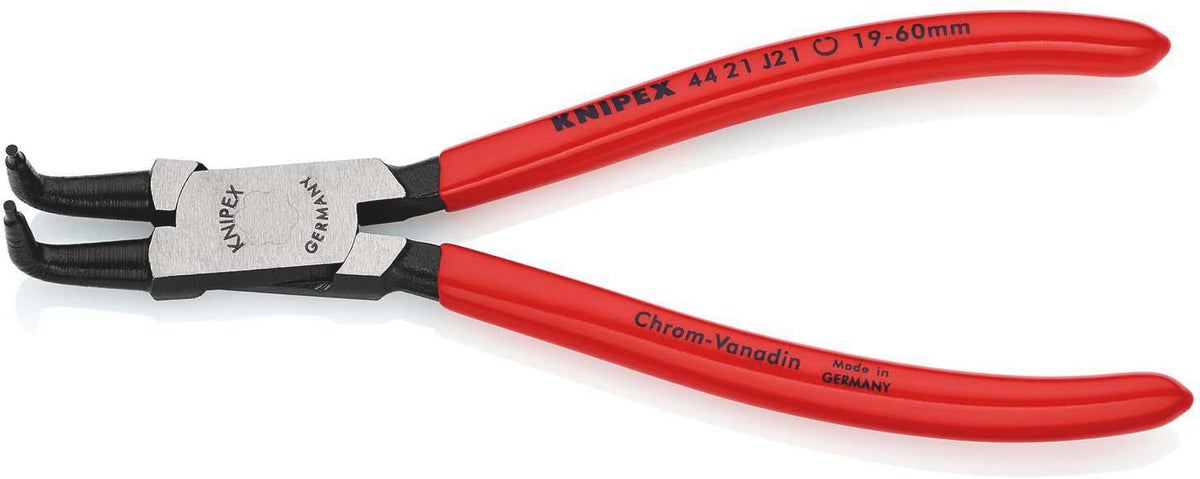 KNIPEX Sicherungsringzange J 01 für Innenringe in Bohrungen 8-13 mm, polierter Kopf