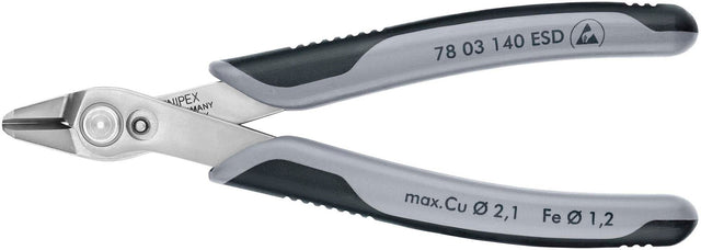 KNIPEX Elektronik-Seitenschneider Super-Knips® 140 mm – ESD, poliert, für feinste Schneidarbeiten