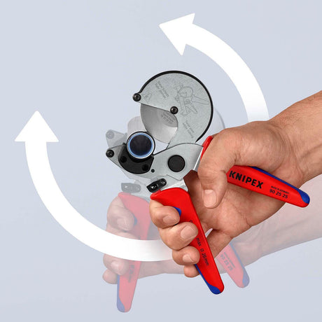 KNIPEX Rohrschneider für Verbund- und Kunststoffrohre Ø 26 mm, 210 mm Länge