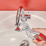 KNIPEX Syphon-/Connectorenzange L.250mm Spann-W.25-80mm schwarz atramentiert