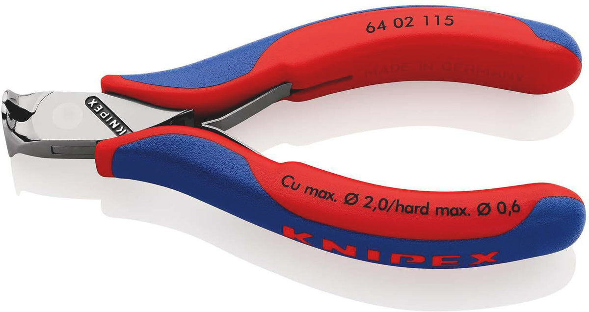 KNIPEX Elektronik-Vornschneider 115 mm Form 0 – Präzisionszange für feinste Schneidarbeiten