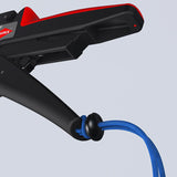 KNIPEX Automatikabisolierzange EvoStrip 200 mm für 0,03-10 mm² – selbsteinstellend, mit Drahtschneider