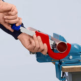 KNIPEX Rohrabschneider TubiX® 6-35 mm – QuickLock-Einhandschnellfixierung für Kupfer, Messing, Edelstahl