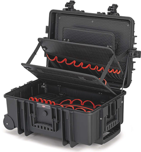 KNIPEX Werkzeugkoffer Robust45 Move 66-tlg. – Schlagfester Profi-Koffer für Elektriker