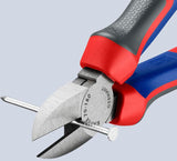 KNIPEX Seitenschneider 140 mm, polierter Kopf, Mehrkomponenten-Griffe, max. 1,8 mm