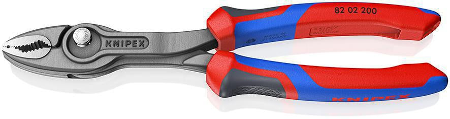 KNIPEX TwinGrip Frontgreifzange 200 mm – Robuste Zange mit Front- und Seitengreif-Funktion