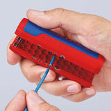 KNIPEX Abmantelungswerkzeug TwistCut 100 mm für Wellrohre und Litzen 0,2–4 mm²