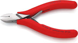 KNIPEX Elektronik-Seitenschneider 115 mm, spiegelpoliert, mit Facette und Öffnungsfeder