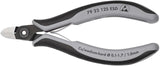 KNIPEX Präzisions-Elektronik-Seitenschneider 125 mm – ESD, induktiv gehärtete Schneiden, feinste Facette