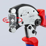 KNIPEX Crimpzange Twistor16 – Selbsteinstellend, 0,14–16 mm², 200 mm, brüniert