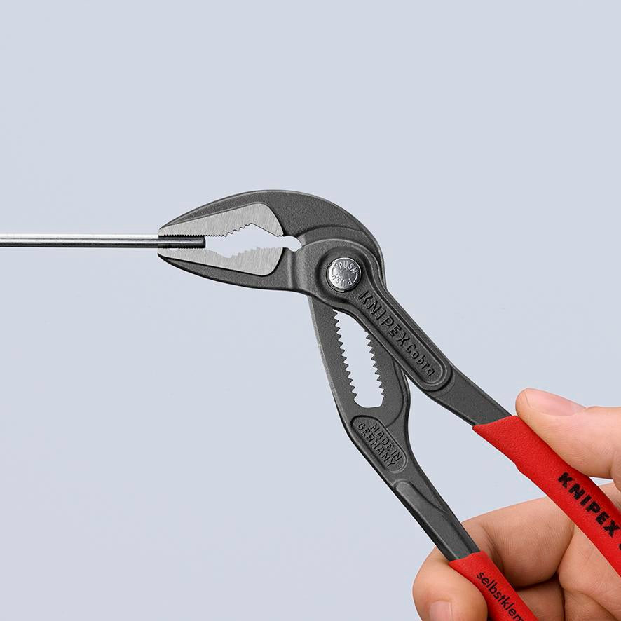 KNIPEX Cobra ES L Wasserpumpenzange 250 mm – Selbstklemmend, 25 Einstellpositionen