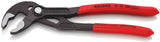 KNIPEX Cobra® Wasserpumpenzange 300 mm Quick Set – selbstklemmend, 30 Einstellpositionen, Spannweite 60 mm