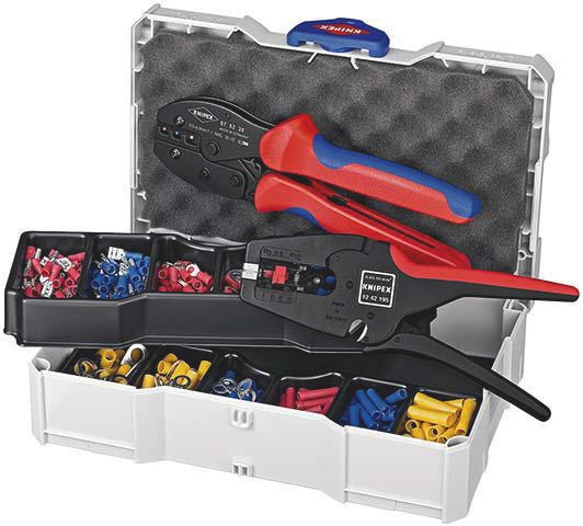 KNIPEX Kabelverbindersortiment 301-teilig 0,5-6 mm² im Sortimentskoffer