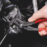 KNIPEX Federbandschellenzange 250 mm – Universelle Greifeinsätze, 25 Einstellungen, max. 70 mm