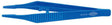 KNIPEX Kunststoffpinzette 130 mm – Gerade, trapezförmige Spitze, 3,5 mm Spitzenbreite