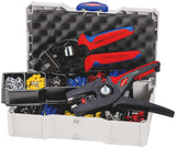 KNIPEX Aderendhülsensortiment 1252-tlg. 0,50-10,00 mm² mit Automatik-Abisolierzange im Systainer