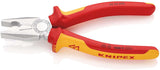 KNIPEX Kombizange VDE 160 mm mit Mehrkomponenten-Hüllen, verchromt, isoliert bis 1000 V