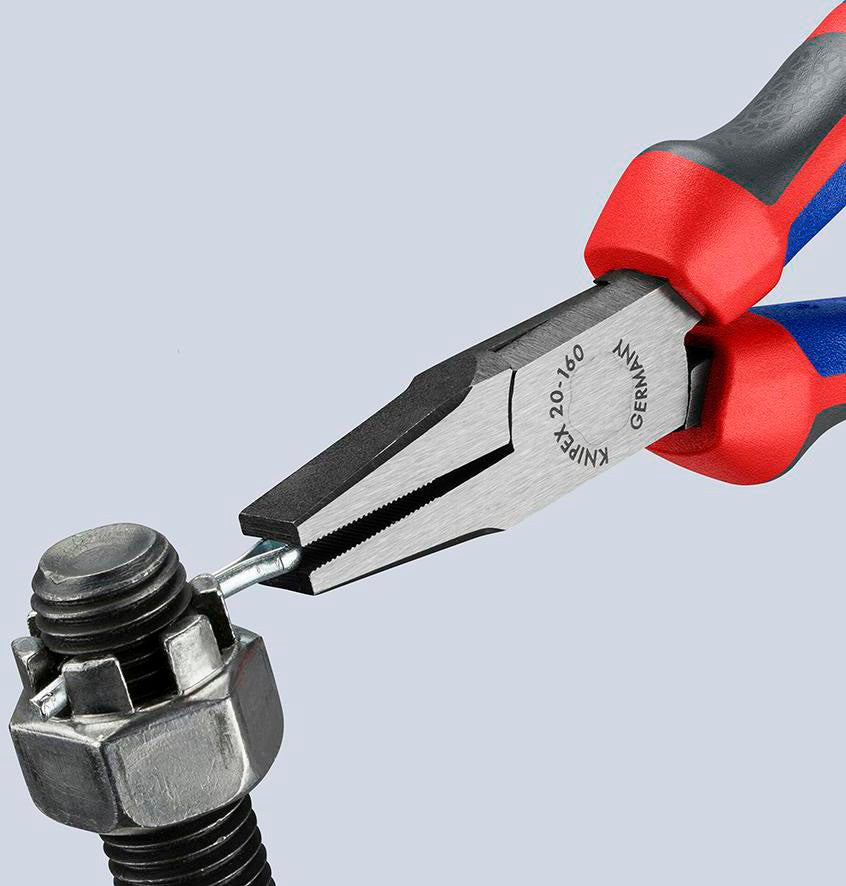 KNIPEX Flachzange 160 mm mit Comfort-Griff und poliertem Kopf – präzise Greifflächen