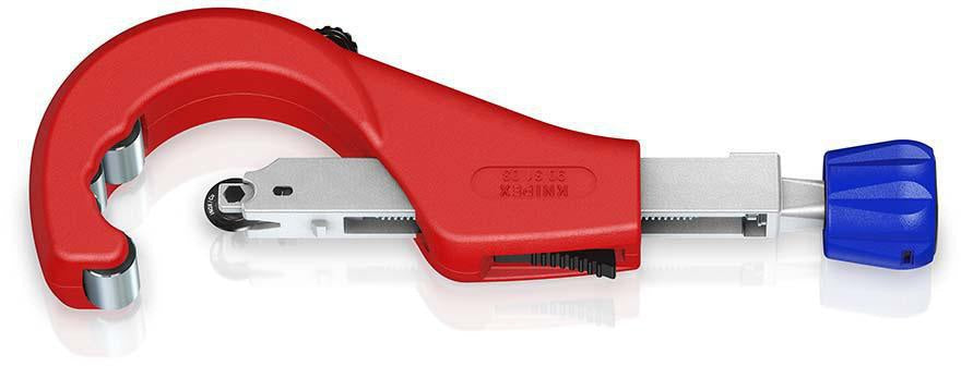 KNIPEX Rohrabschneider TubiX® 6-35 mm – QuickLock-Einhandschnellfixierung für Kupfer, Messing, Edelstahl