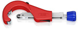 KNIPEX Rohrabschneider TubiX® 6-35 mm – QuickLock-Einhandschnellfixierung für Kupfer, Messing, Edelstahl