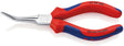 KNIPEX Nadelzange 160 mm, 45° gewinkelt, verchromt, Mehrkomponenten-Hüllen
