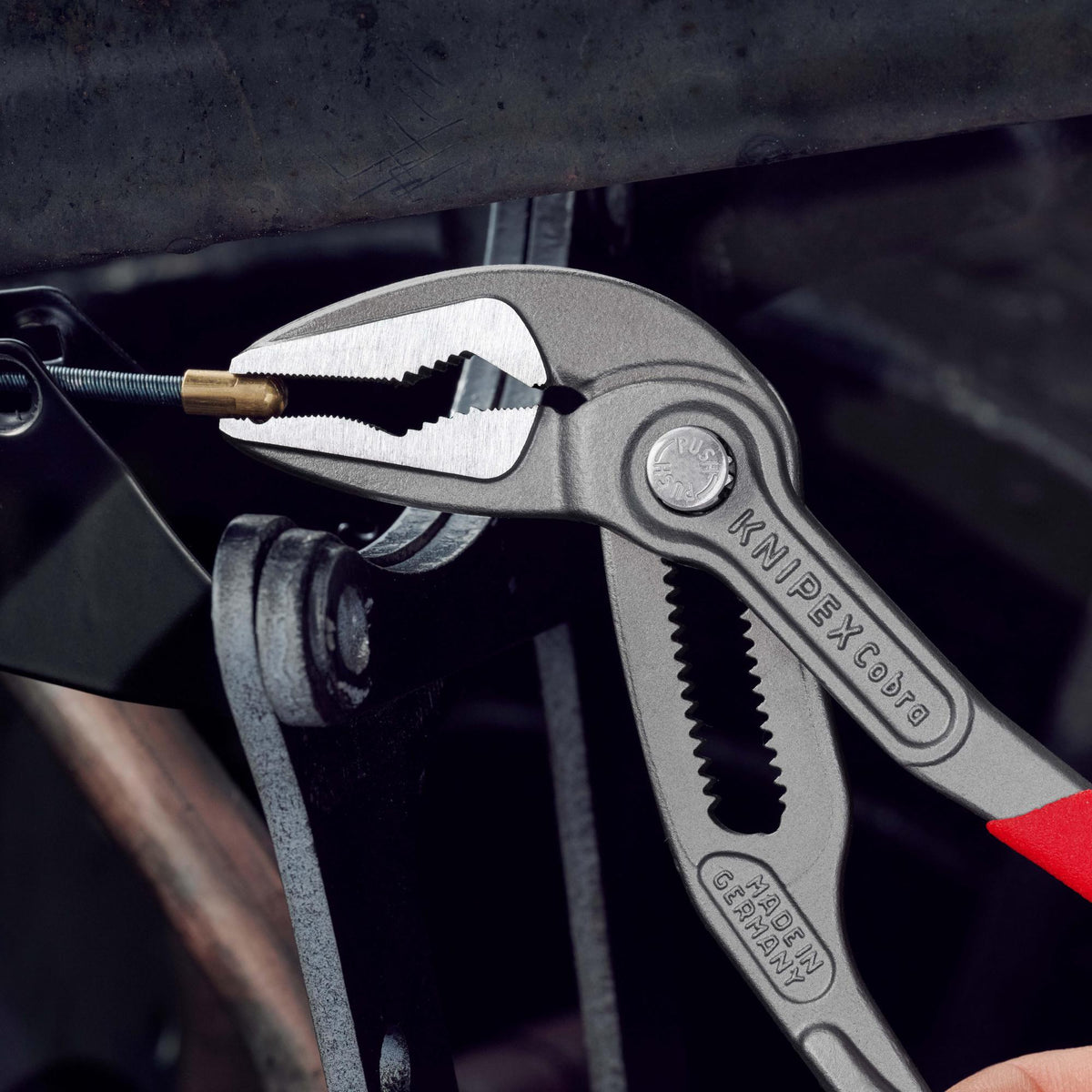 KNIPEX Cobra ES L Wasserpumpenzange 250 mm – Selbstklemmend, 25 Einstellpositionen