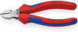 KNIPEX Seitenschneider 140 mm, polierter Kopf, Mehrkomponenten-Griffe, max. 1,8 mm