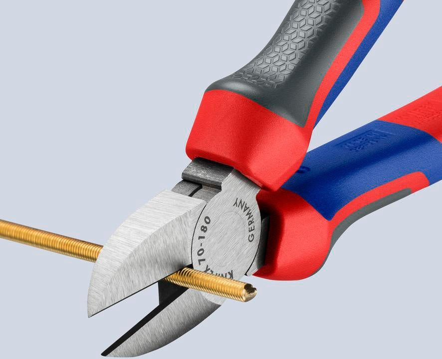 KNIPEX Seitenschneider 140 mm, polierter Kopf, Mehrkomponenten-Griffe, max. 1,8 mm