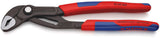 KNIPEX Cobra® Wasserpumpenzange 180 mm – Selbstklemmend, 18 Einstellpositionen, Comfort-Griff