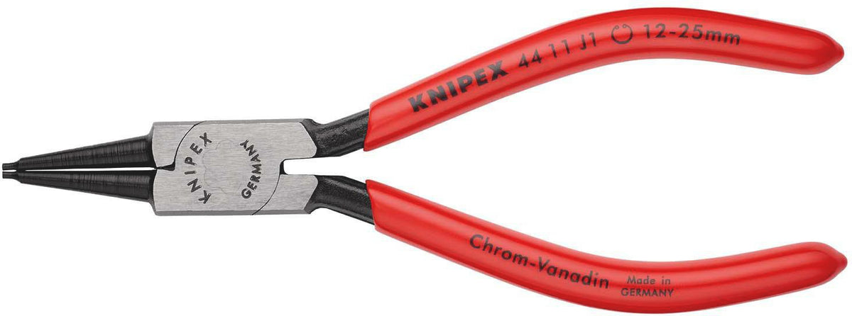 KNIPEX Sicherungsringzange J 0 für Bohrungen 8-13 mm, Kopf poliert, Kunststoffgriff