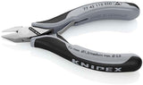 KNIPEX Elektronikseitenschneider 115 mm Form 4, spiegelpoliert, ESD, für feinste Schneidarbeiten