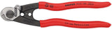 KNIPEX Drahtseilschere 190 mm – für harte Drahtseile, Kabel und Rundstahl, poliert