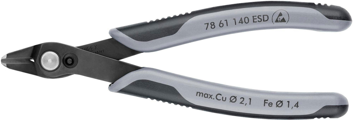KNIPEX Elektronik-Seitenschneider Super-Knips® 140 mm brüniert ESD-fähig