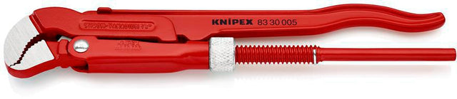 KNIPEX Rohrzange DIN 5234 S-Maul 245 mm Spannweite 0-35 mm für Rohre 1/2 Zoll