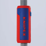KNIPEX Abmantelungswerkzeug TwistCut 100 mm für Wellrohre und Litzen 0,2–4 mm²