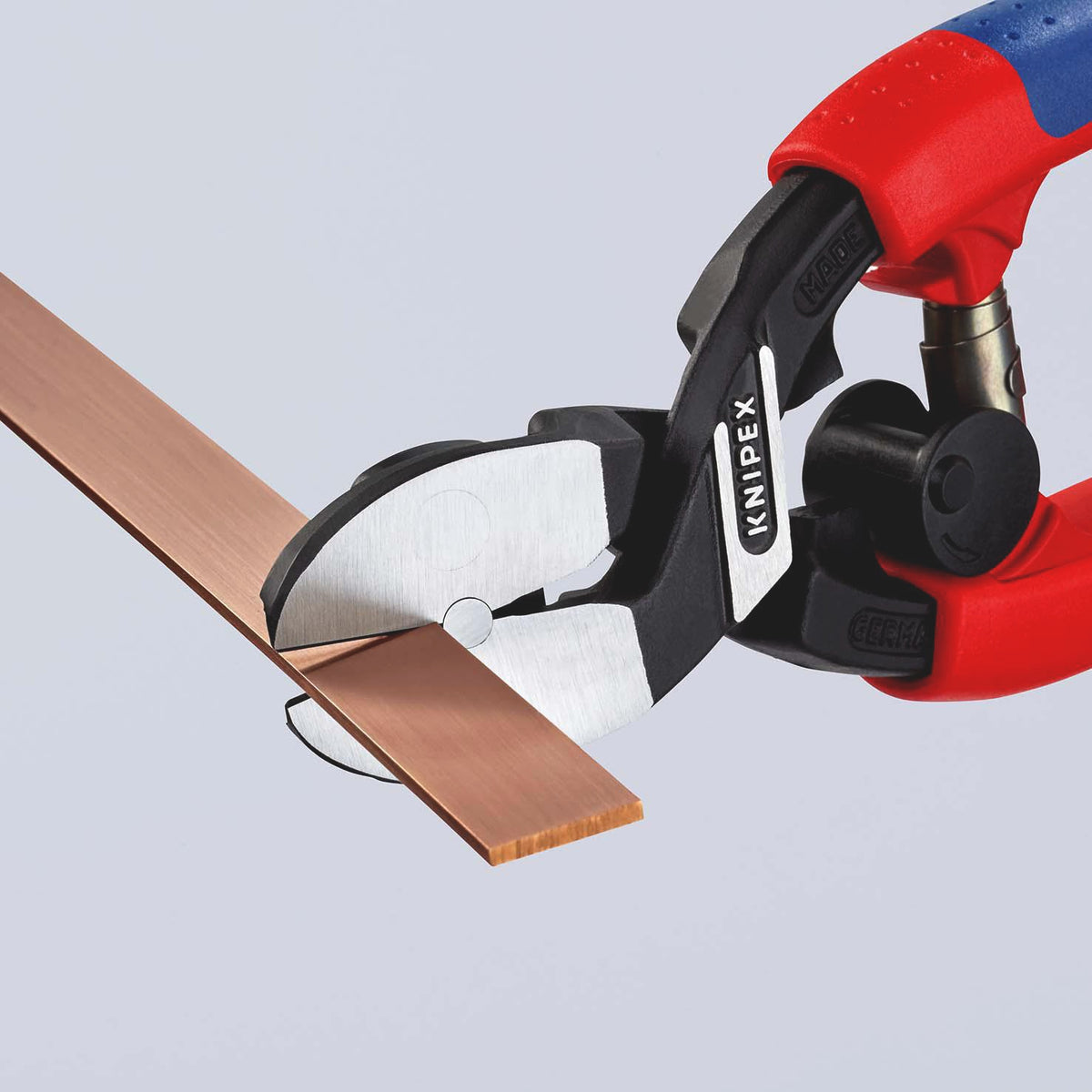 KNIPEX Kraftbündigschneider 200 mm – Mehrkomponenten-Hüllen, für weiche Werkstoffe