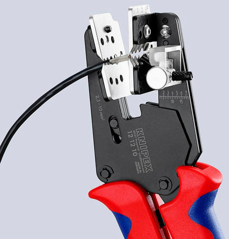 KNIPEX Präzisionsabisolierzange 195 mm für PTFE, Silikon, Radox®, Kapton® und Gummi