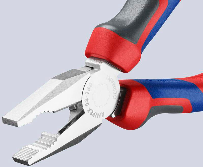 KNIPEX Kombizange 140 mm verchromt mit Comfort-Griff – Präzision für Handwerk und Elektro