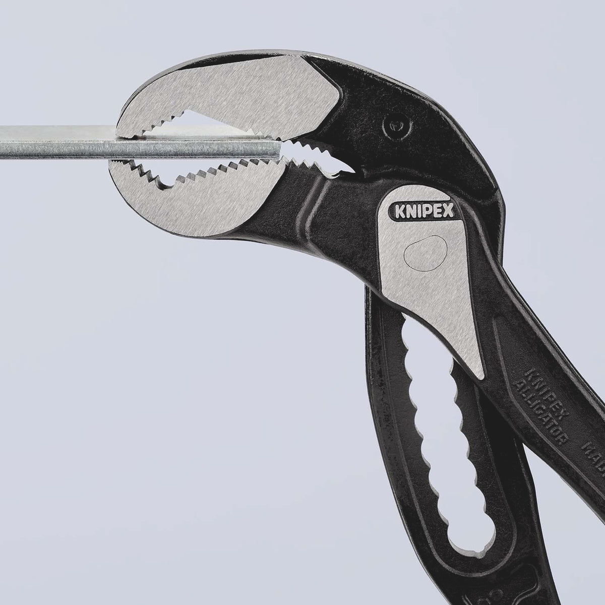 KNIPEX Wasserpumpenzange Alligator 180 mm mit Comfort-Griff und 9-fach Rastenverstellung