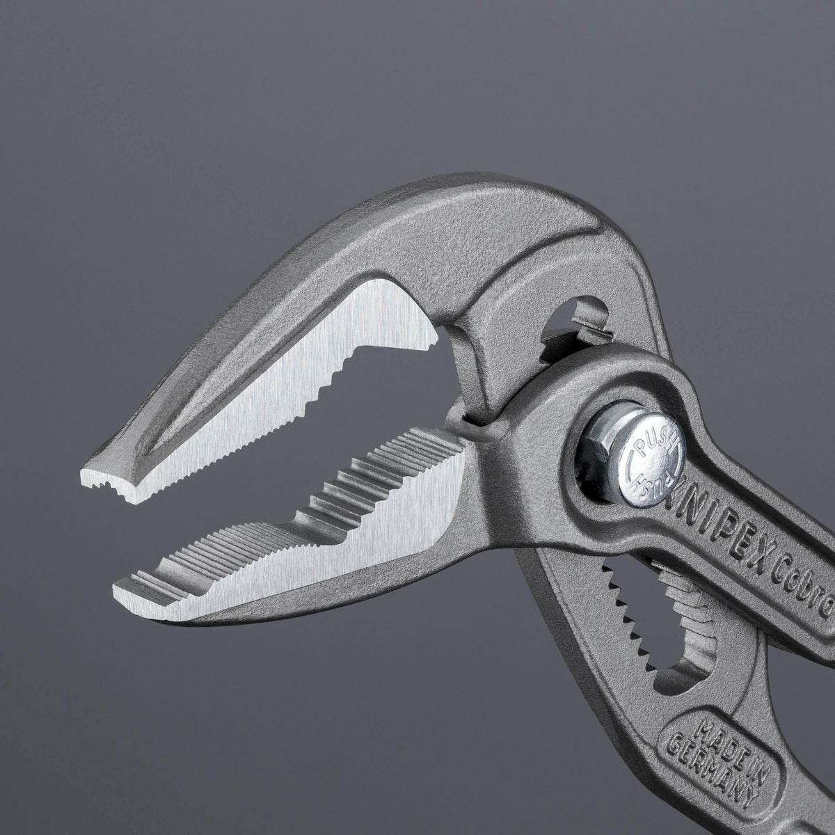 KNIPEX Cobra ES L Wasserpumpenzange 250 mm – Selbstklemmend, 25 Einstellpositionen