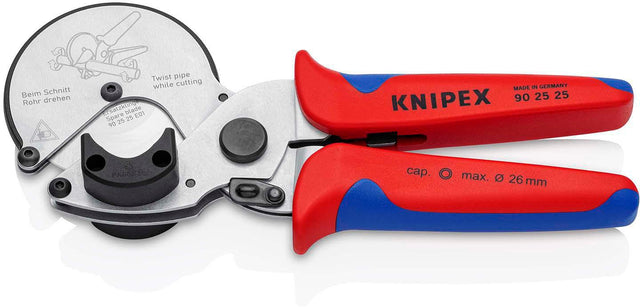 KNIPEX Rohrschneider für Verbund- und Kunststoffrohre Ø 26 mm, 210 mm Länge