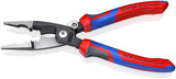 KNIPEX Elektroinstallationszange 200 mm Comfort-Griff – 6-in-1 Werkzeug für die Elektroinstallation