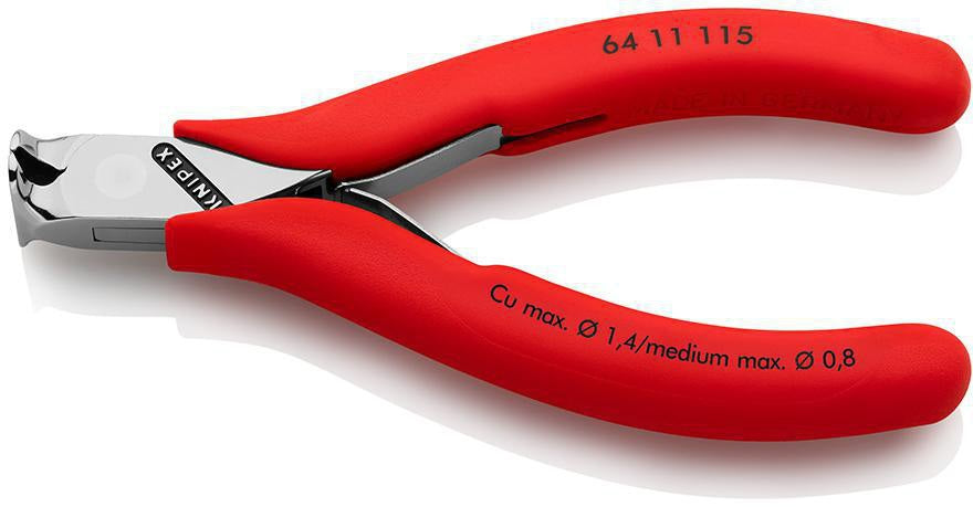 KNIPEX Elektronik-Vornschneider 115 mm Form 0 – Präzisionszange für feinste Schneidarbeiten