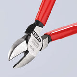 KNIPEX Seitenschneider 110 mm, polierter Kopf, Kunststoffüberzug – präziser Schnitt für feine Drähte
