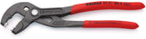 KNIPEX Federbandschellenzange 250 mm – Universelle Greifeinsätze, 25 Einstellungen, max. 70 mm